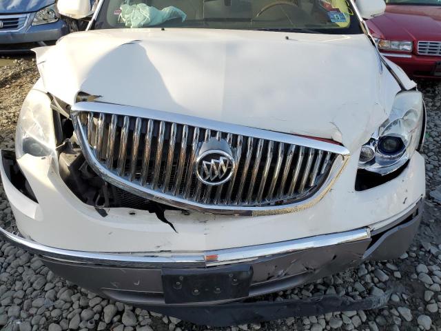 5GAKVBED7BJ315765 - 2011 BUICK ENCLAVE CX WHITE photo 7