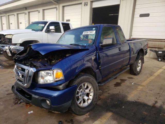 1FTLR4FE6BPA57021 - 2011 FORD RANGER SUP BLUE photo 2