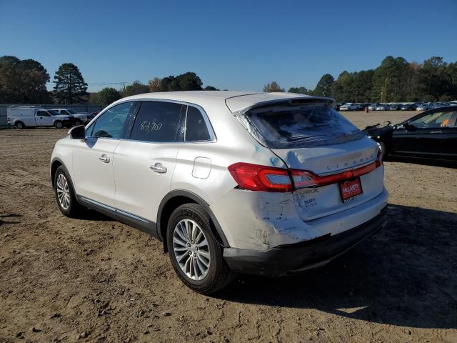 2LMTJ6KR2GBL80850 - 2016 LINCOLN MKX SELECT WHITE photo 3