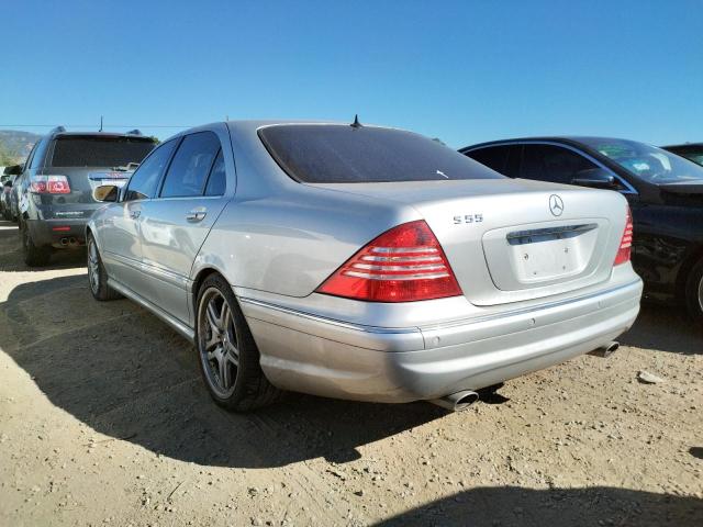 WDBNG73JX2A264322 - 2002 MERCEDES-BENZ S 55 AMG SILVER photo 3