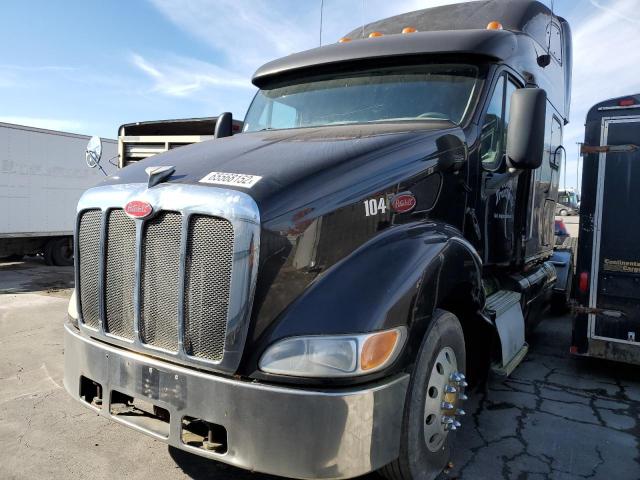 1XP7D49X84D821483 - 2004 PETERBILT 387 BLACK photo 2