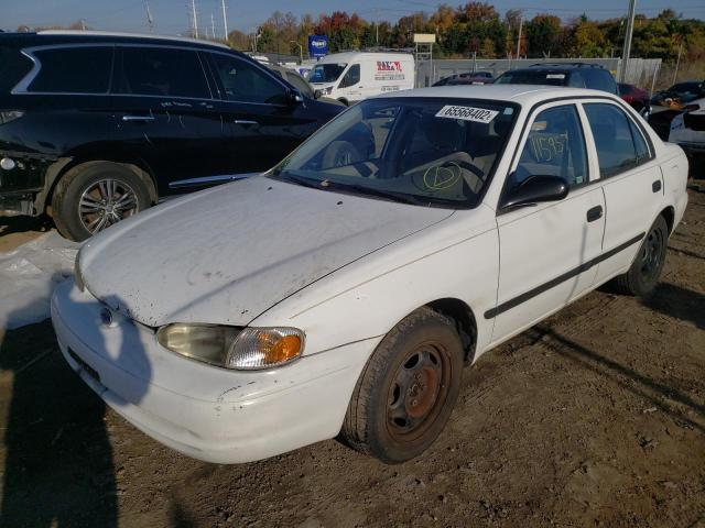 1Y1SK52852Z420821 - 2002 CHEVROLET GEO PRIZM თეთრი ფოტო 2