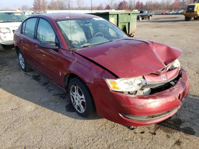 1G8AJ52F74Z170304 - 2004 SATURN ION RED photo 1