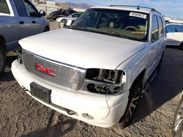 1GKEK63U86J158515 - 2006 GMC YUKON DENA WHITE photo 2