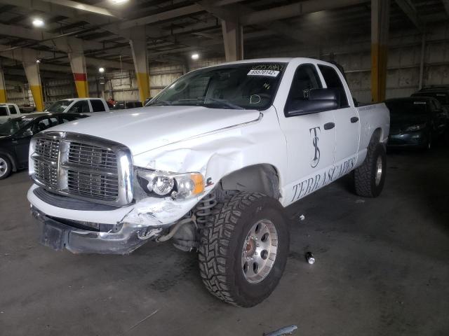 3D7KS28C35G790156 - 2005 DODGE RAM 2500 S WHITE photo 2