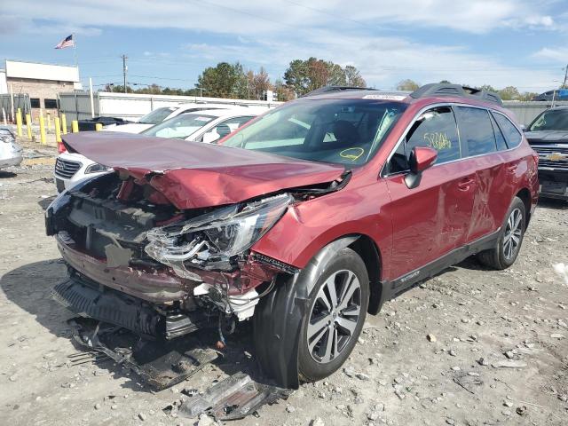 4S4BSENC6J3279534 - 2018 SUBARU OUTBACK 3. RED photo 2