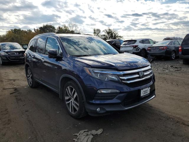 5FNYF6H92GB046254 - 2016 HONDA PILOT BLUE photo 1