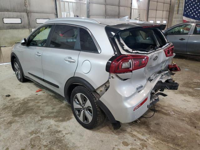 KNDCB3LC7K5245432 - 2019 KIA NIRO FE SILVER photo 3