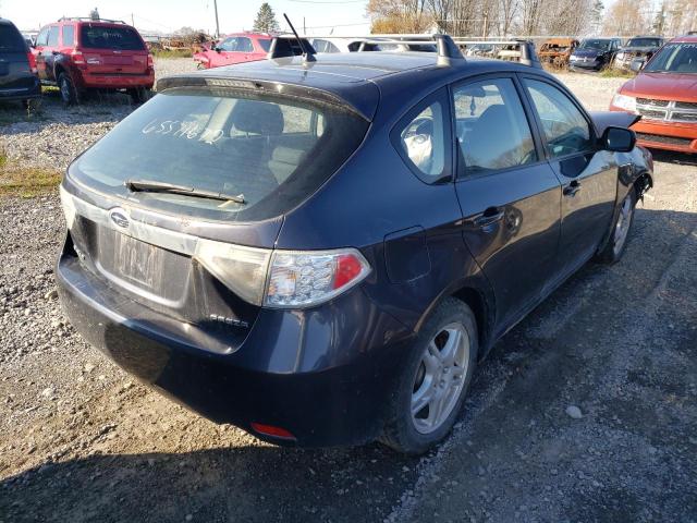 JF1GH61639H808540 - 2009 SUBARU IMPREZA 2. GRAY photo 4