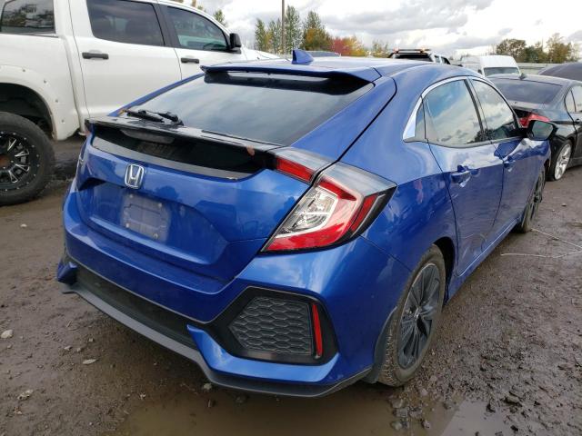 SHHFK7H71HU400711 - 2017 HONDA CIVIC EXL 蓝色 照片 4