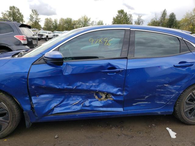SHHFK7H71HU400711 - 2017 HONDA CIVIC EXL 蓝色 照片 9