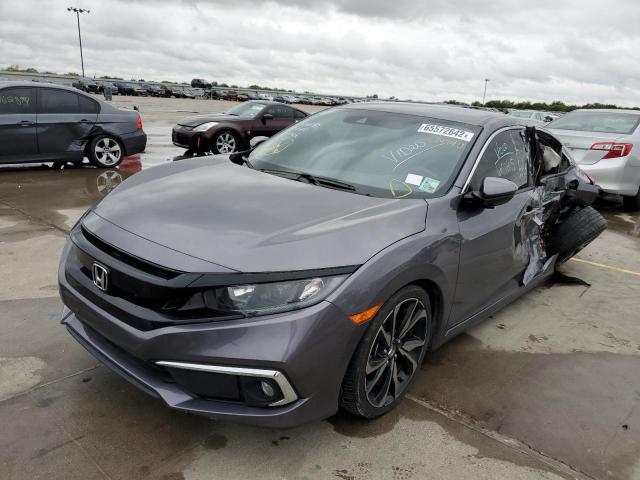 19XFC2F89LE014890 - 2020 HONDA CIVIC SPOR GRAY photo 2