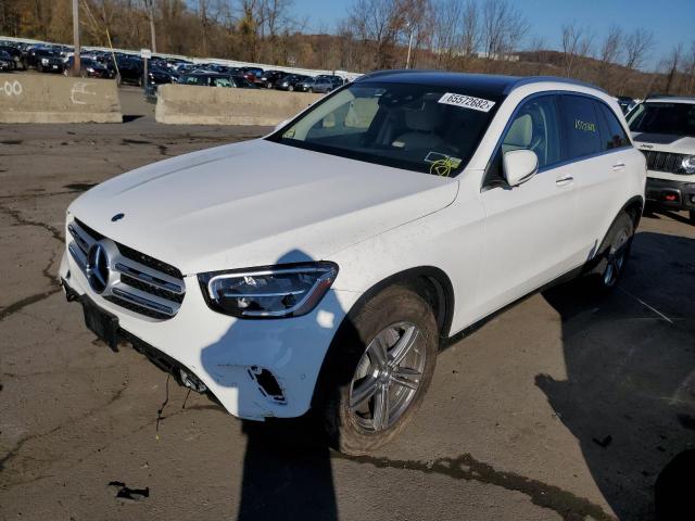 W1N0G8EBXMV296733 - 2021 MERCEDES-BENZ GLC 300 4M WHITE photo 2