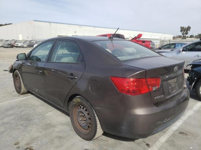 KNAFU4A2XD5690397 - 2013 KIA FORTE EX GRAY photo 3