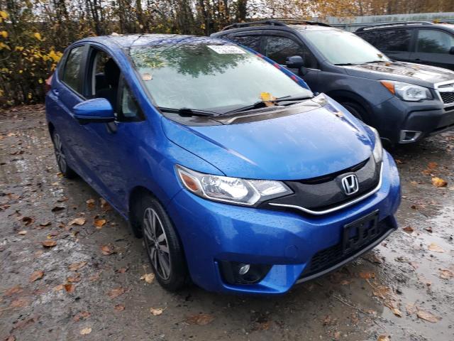 JHMGK5H79HS011990 - 2017 HONDA FIT EX BLUE photo 1