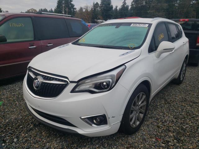 LRBFXCSA7KD000830 - 2019 BUICK ENVISION E WHITE photo 2