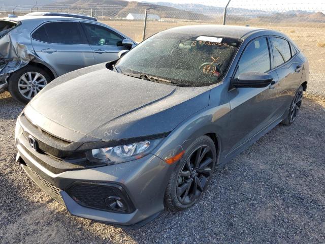 SHHFK7H4XJU225418 - 2018 HONDA CIVIC SPOR GRAY photo 2