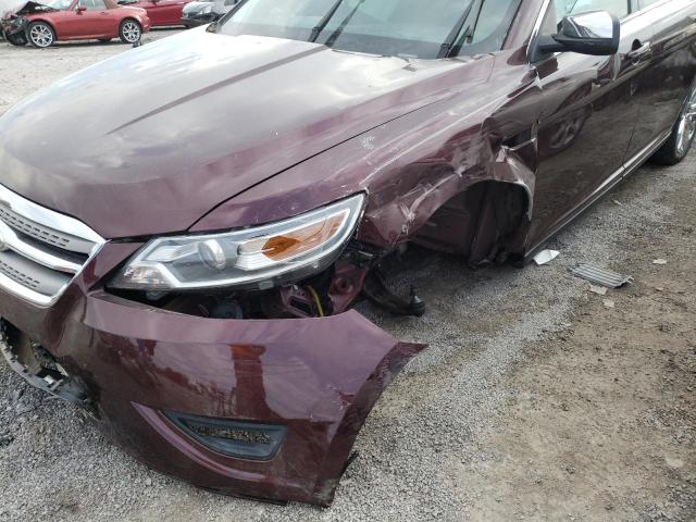 1FAHP2FW5BG166598 - 2011 FORD TAURUS LIM MAROON photo 9