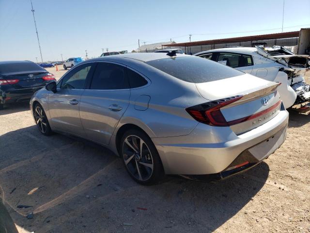 5NPEJ4J28MH063768 - 2021 HYUNDAI SONATA SEL SILVER photo 3