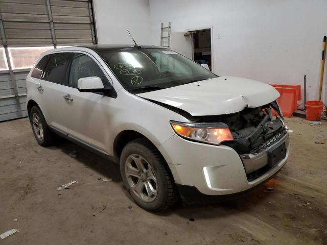 2FMDK3JC8BBA43729 - 2011 FORD EDGE SEL WHITE photo 1