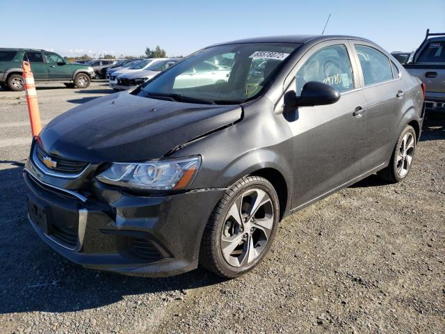 1G1JF5SBXH4111425 - 2017 CHEVROLET SONIC PREM GRAY photo 2