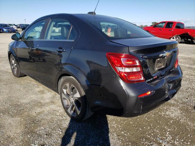 1G1JF5SBXH4111425 - 2017 CHEVROLET SONIC PREM GRAY photo 3