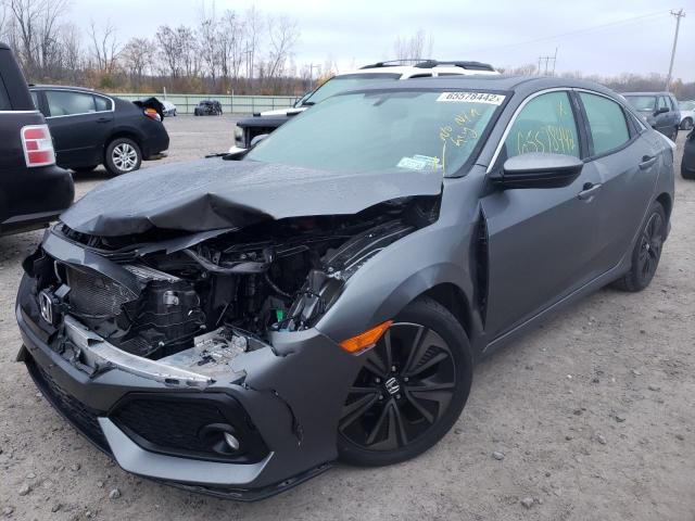 SHHFK7H77JU406518 - 2018 HONDA CIVIC EXL 灰色 照片 2