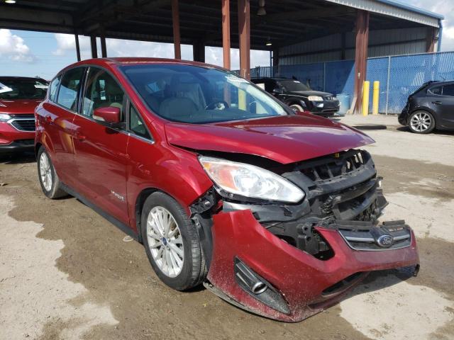 1FADP5BU8DL527546 - 2013 FORD C-MAX SEL RED photo 1