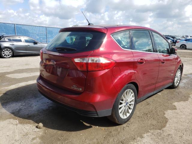 1FADP5BU8DL527546 - 2013 FORD C-MAX SEL RED photo 4