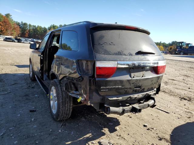 1D4RE2GG1BC631187 - 2011 DODGE DURANGO EX GRAY photo 3