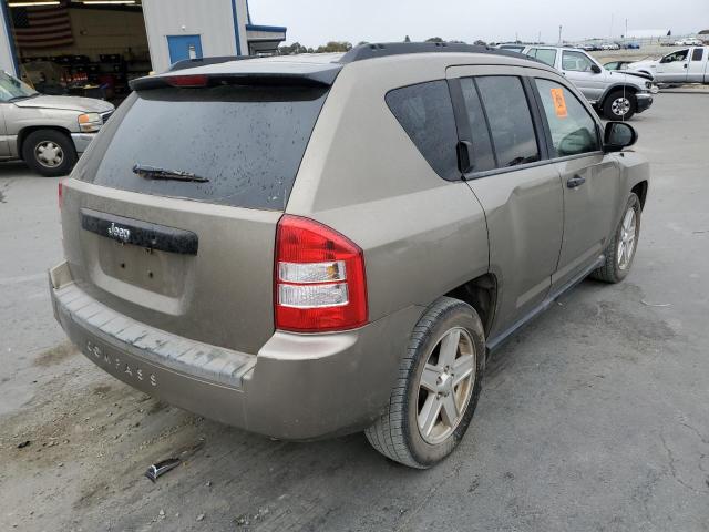 1J8FT47WX7D222155 - 2007 JEEP COMPASS TAN photo 4