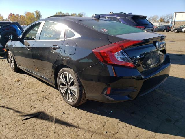 JHMFC1F7XJX000817 - 2018 HONDA CIVIC EXL أسود صورة 3