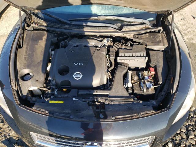 1N4AA5AP6AC855124 - 2010 NISSAN MAXIMA S BLACK photo 7