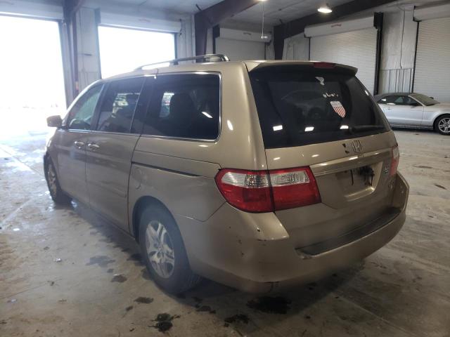 5FNRL38625B417430 - 2005 HONDA ODYSSEY EX GOLD photo 2