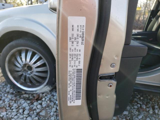 3D4GG47B89T193591 - 2009 DODGE JOURNEY TAN photo 10