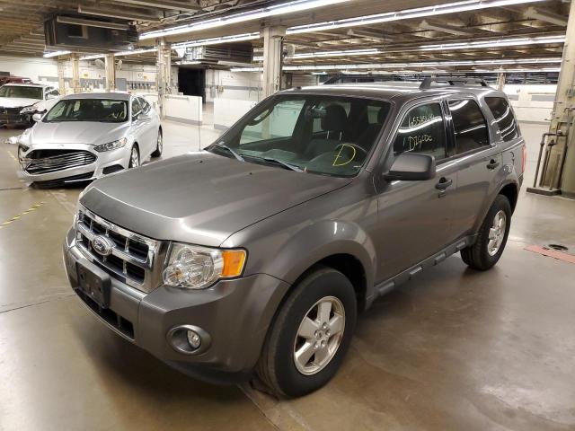 1FMCU0DG0CKA42522 - 2012 FORD ESCAPE XLT GRAY photo 2