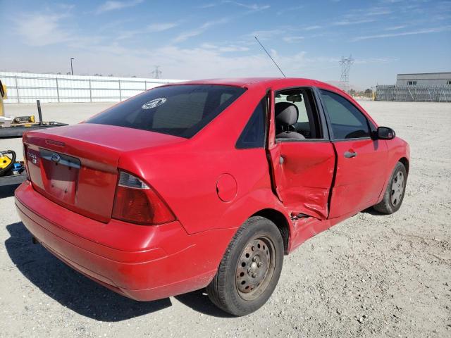 1FAFP34N87W347988 - 2007 FORD FOCUS ZX4 RED photo 4