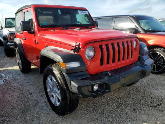 1C4GJXAN0MW827546 - 2021 JEEP WRANGLER S RED photo 1