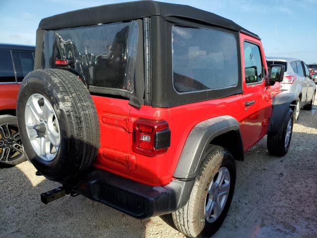 1C4GJXAN0MW827546 - 2021 JEEP WRANGLER S RED photo 4