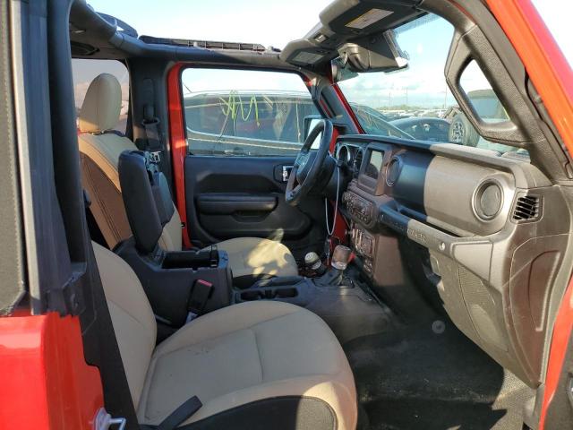 1C4GJXAN0MW827546 - 2021 JEEP WRANGLER S RED photo 5