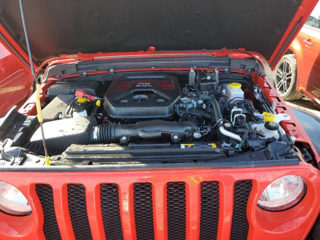 1C4GJXAN0MW827546 - 2021 JEEP WRANGLER S RED photo 7