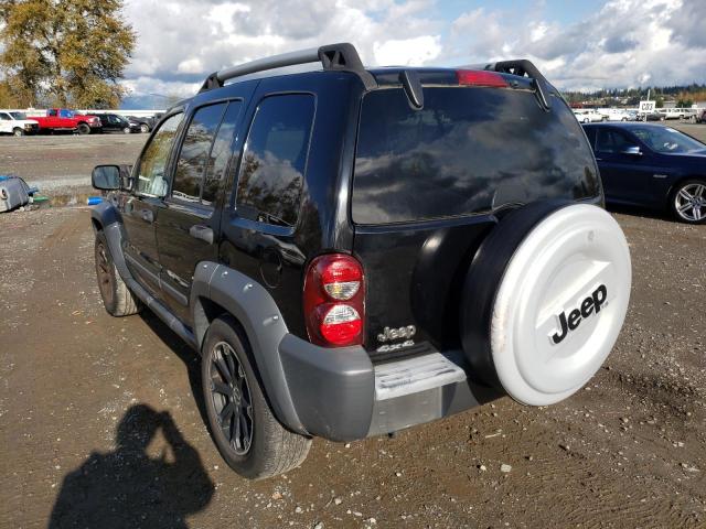 1J4GL38K55W704464 - 2005 JEEP LIBERTY RE BLACK photo 3