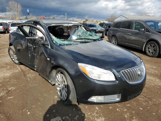 W04GS5EC4B1042459 - 2011 BUICK REGAL CXL BLACK photo 1