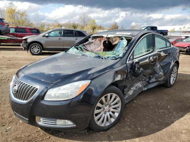 W04GS5EC4B1042459 - 2011 BUICK REGAL CXL BLACK photo 2