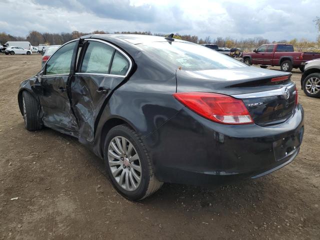 W04GS5EC4B1042459 - 2011 BUICK REGAL CXL BLACK photo 3