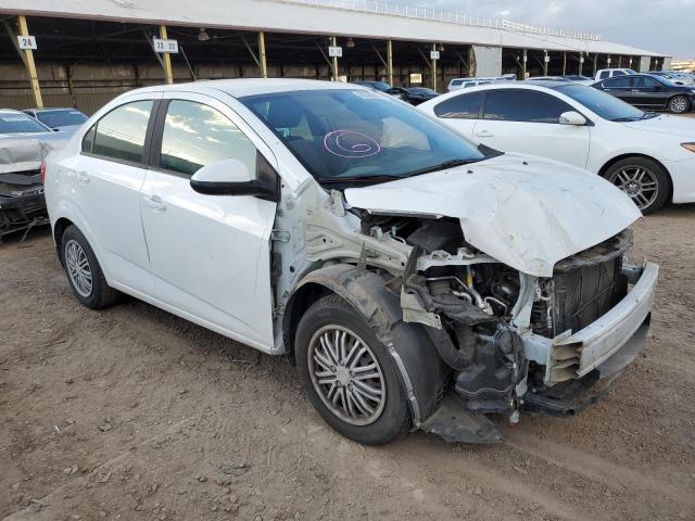 1G1JA5SGXF4213623 - 2015 CHEVROLET SONIC LS WHITE photo 1