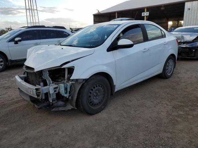 1G1JA5SGXF4213623 - 2015 CHEVROLET SONIC LS WHITE photo 2