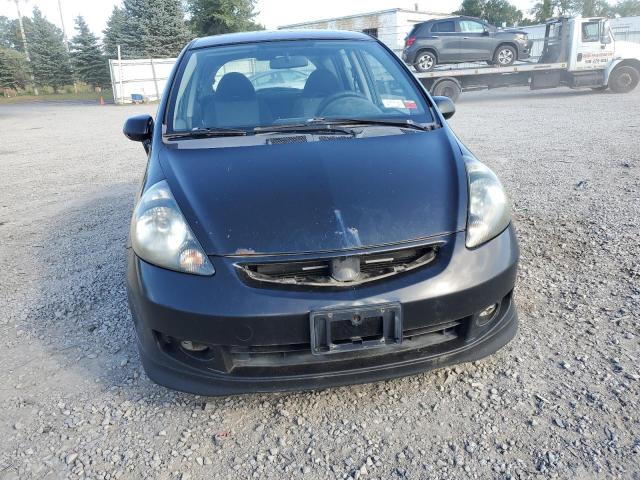 JHMGD37607S049114 - 2007 HONDA FIT S BLACK photo 10