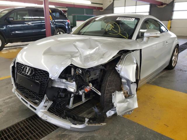 TRUAF38J681000341 - 2008 AUDI TT 2.0T SILVER photo 2