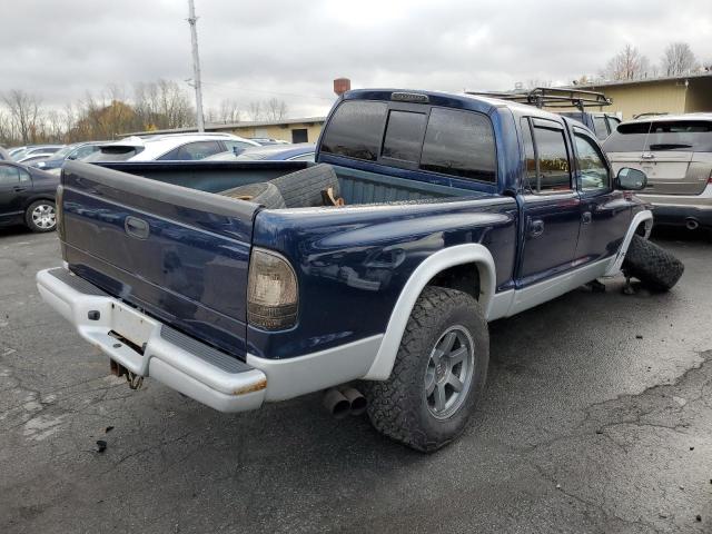 1B7HG2AN81S323528 - 2001 DODGE DAKOTA QUA BLUE photo 4